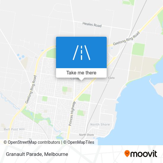 Granault Parade map