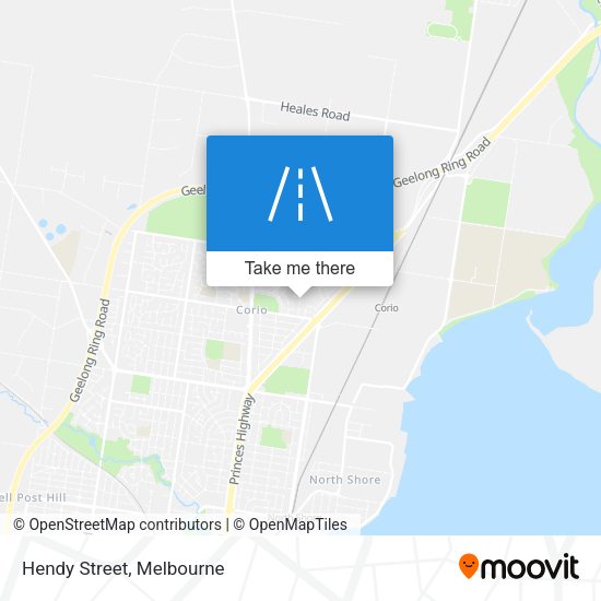 Hendy Street map
