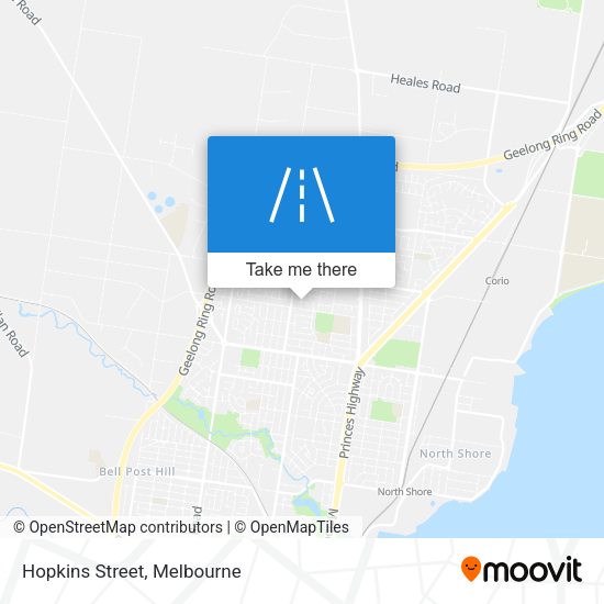 Hopkins Street map
