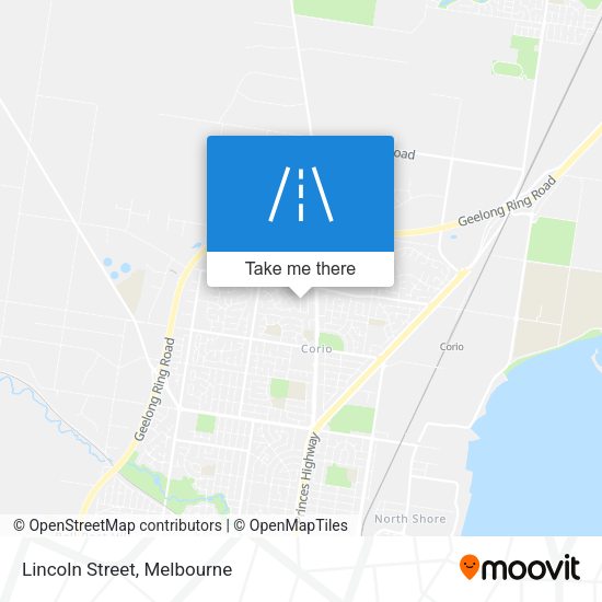 Lincoln Street map