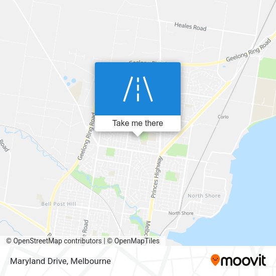 Maryland Drive map