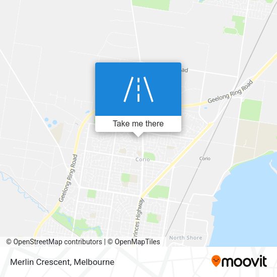 Merlin Crescent map