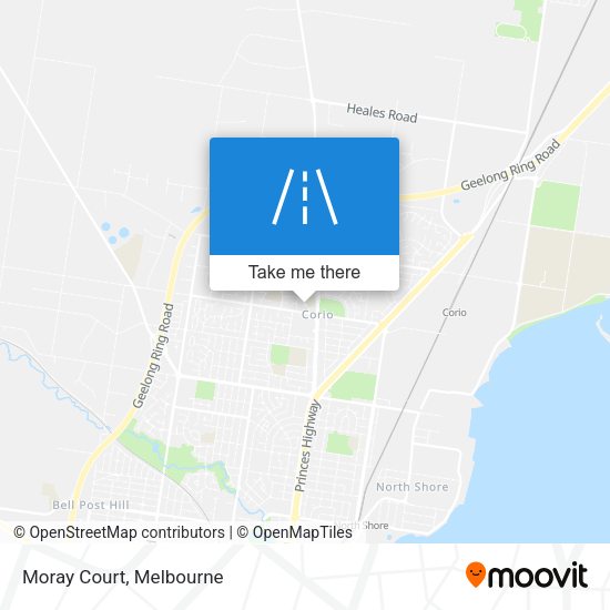 Moray Court map