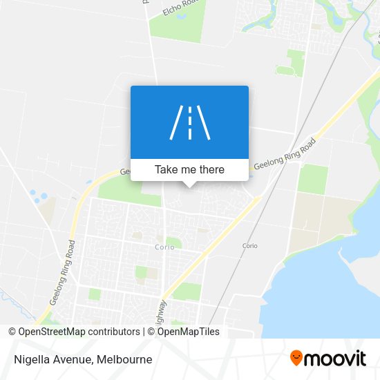 Nigella Avenue map