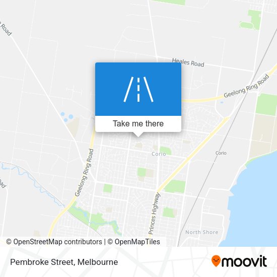 Pembroke Street map