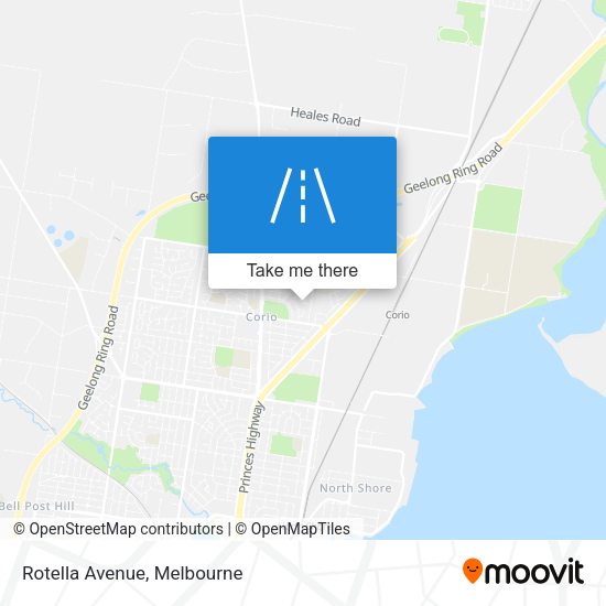 Rotella Avenue map
