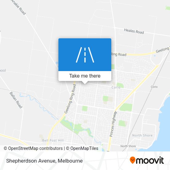 Shepherdson Avenue map