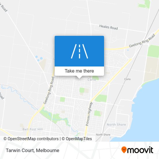 Tarwin Court map
