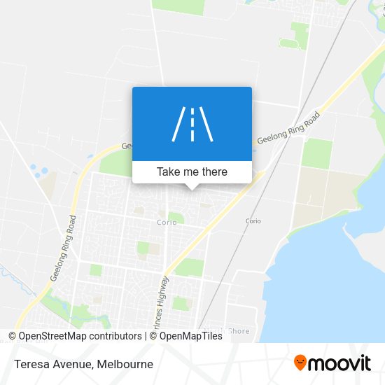 Teresa Avenue map