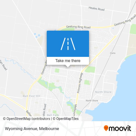 Wyoming Avenue map