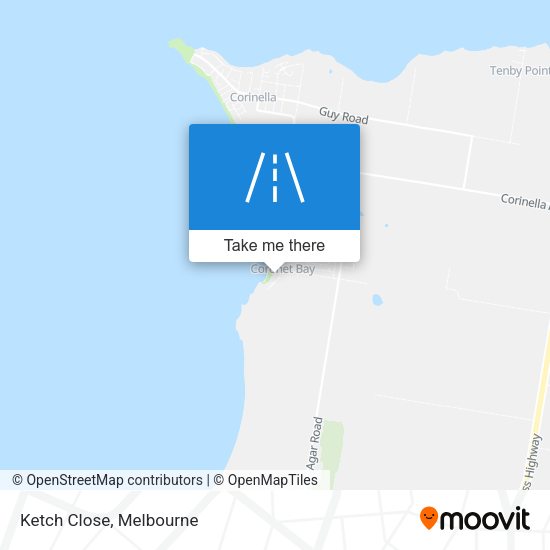 Ketch Close map