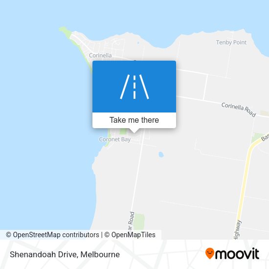 Shenandoah Drive map
