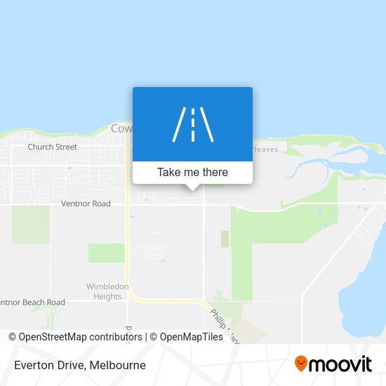 Everton Drive map