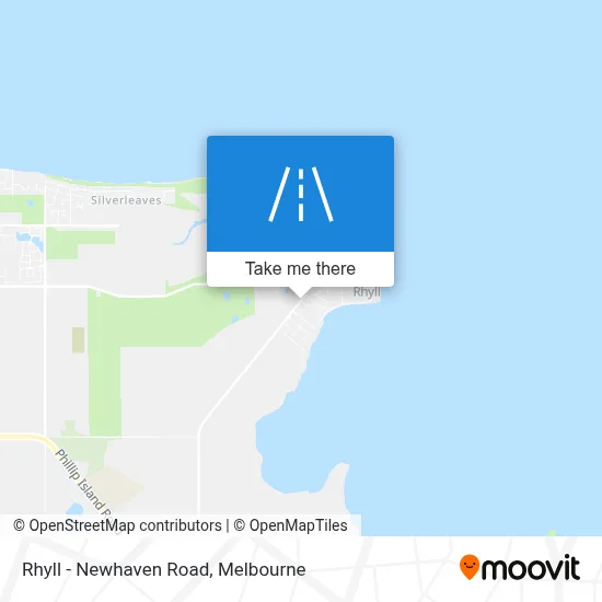 Mapa Rhyll - Newhaven Road