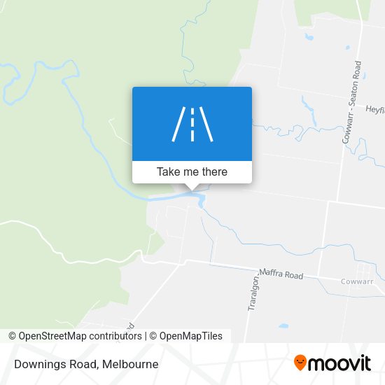 Downings Road map