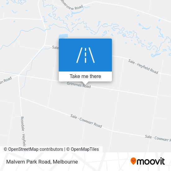 Malvern Park Road map