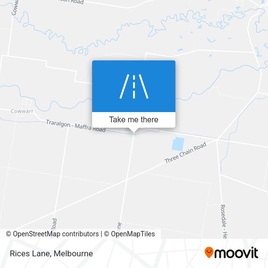Rices Lane map
