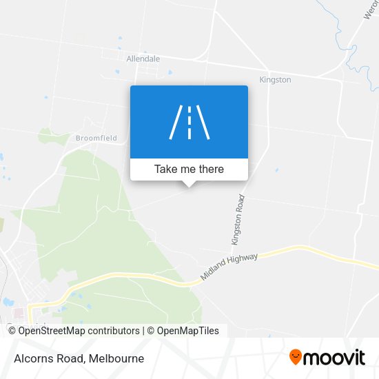 Alcorns Road map