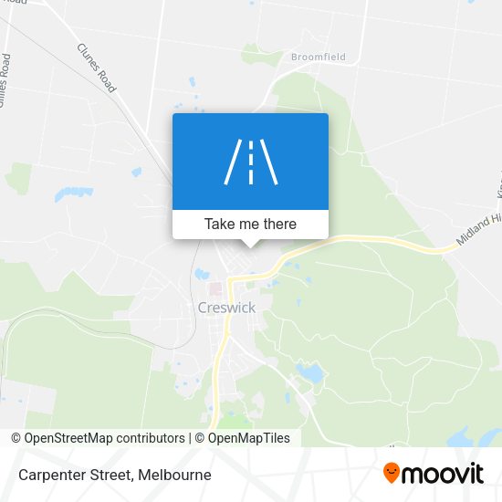 Carpenter Street map