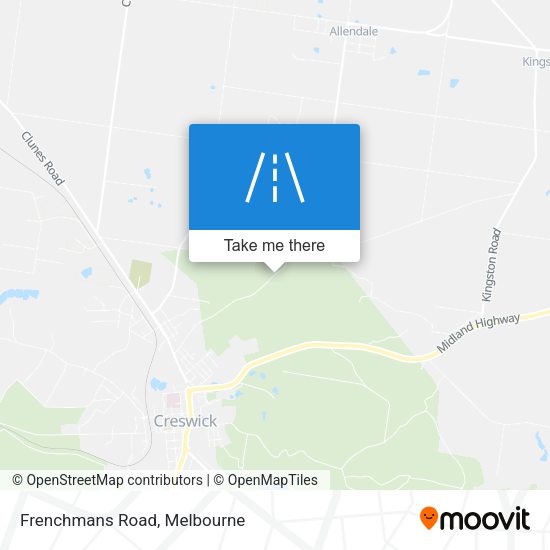 Frenchmans Road map
