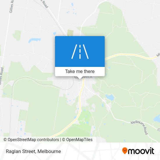 Raglan Street map