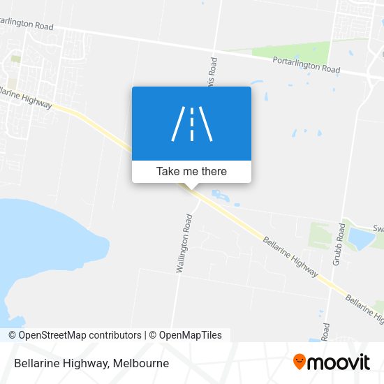Bellarine Highway map