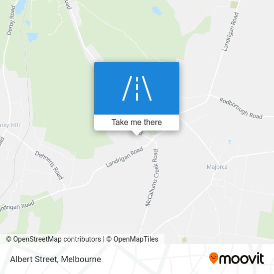 Albert Street map