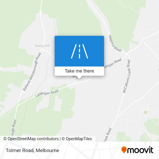 Tolmer Road map