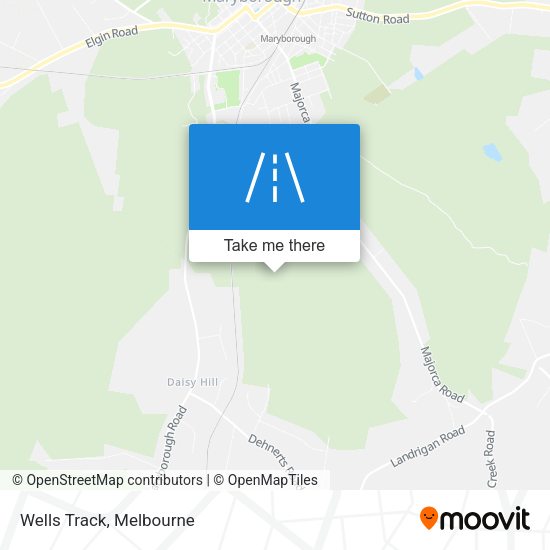 Wells Track map