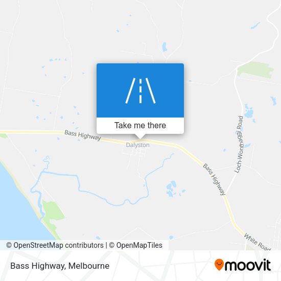 Bass Highway map