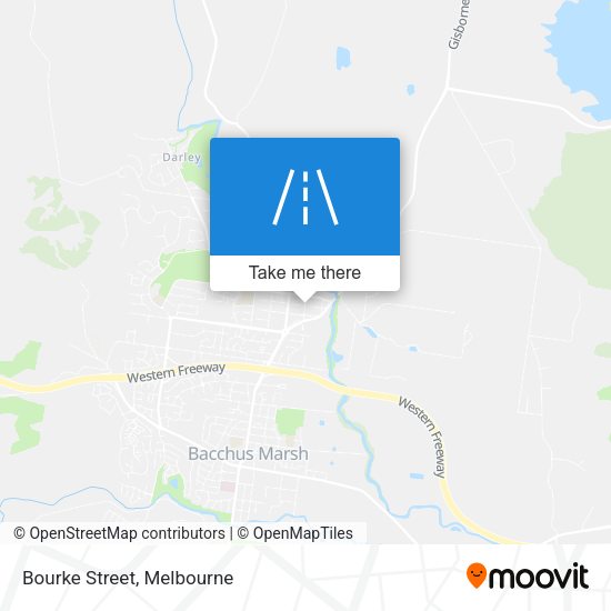 Bourke Street map