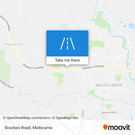 Bourkes Road map
