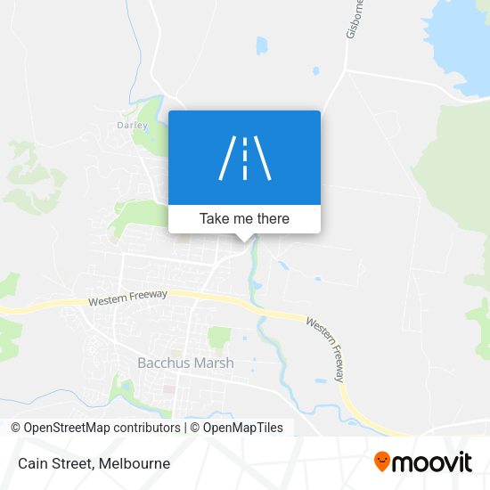 Cain Street map