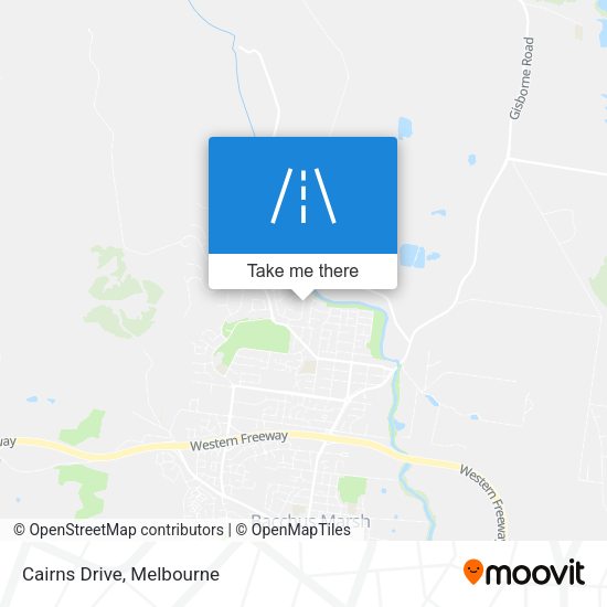 Cairns Drive map