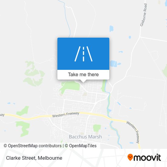 Clarke Street map