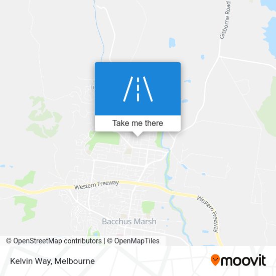 Kelvin Way map