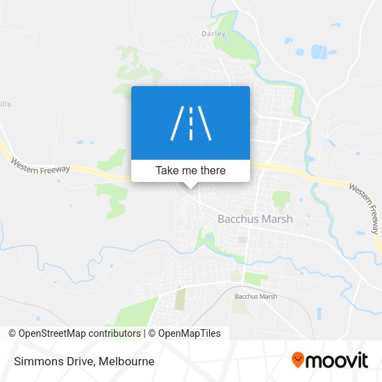Simmons Drive map