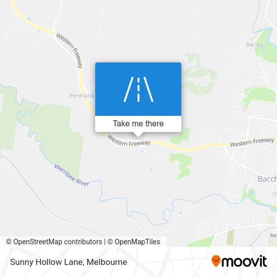 Sunny Hollow Lane map