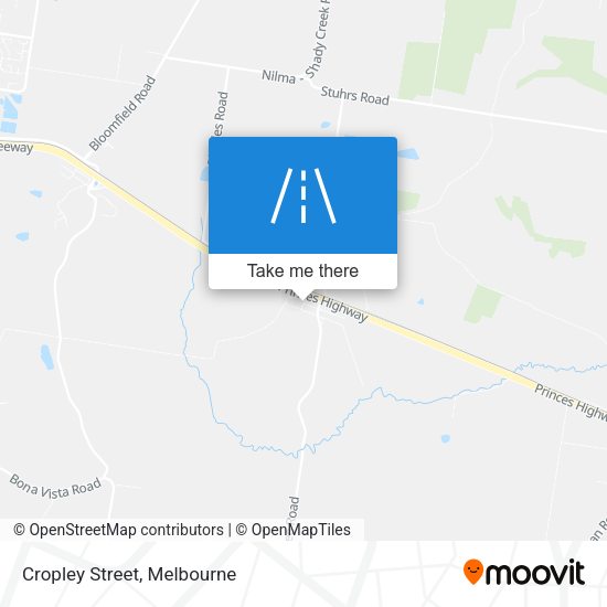 Cropley Street map