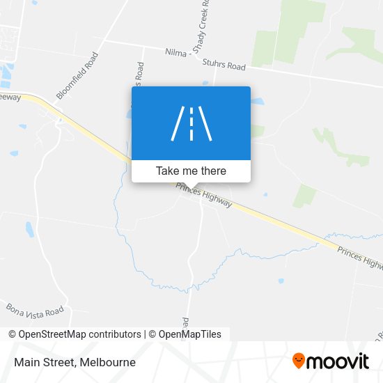 Main Street map