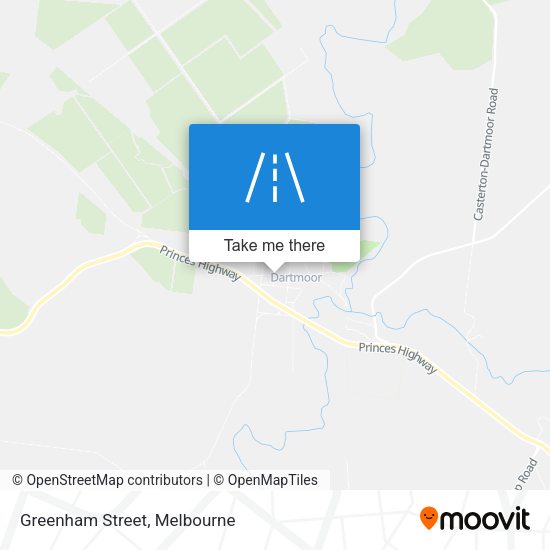 Greenham Street map