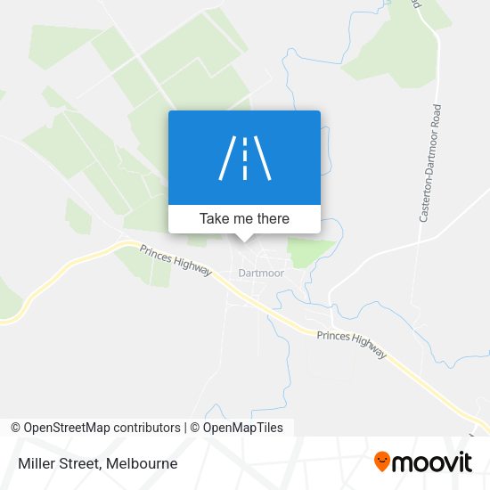 Miller Street map