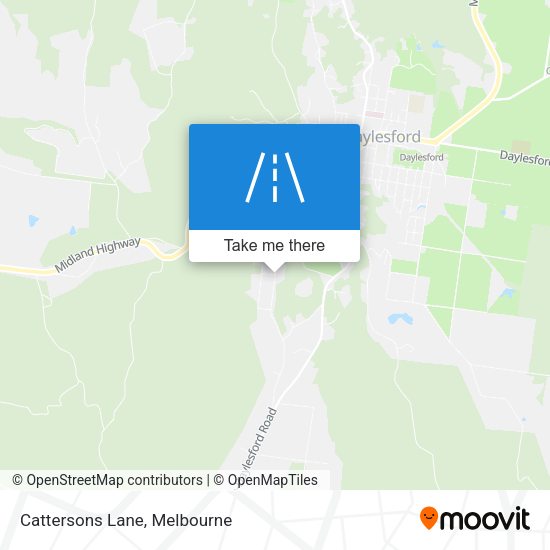 Cattersons Lane map
