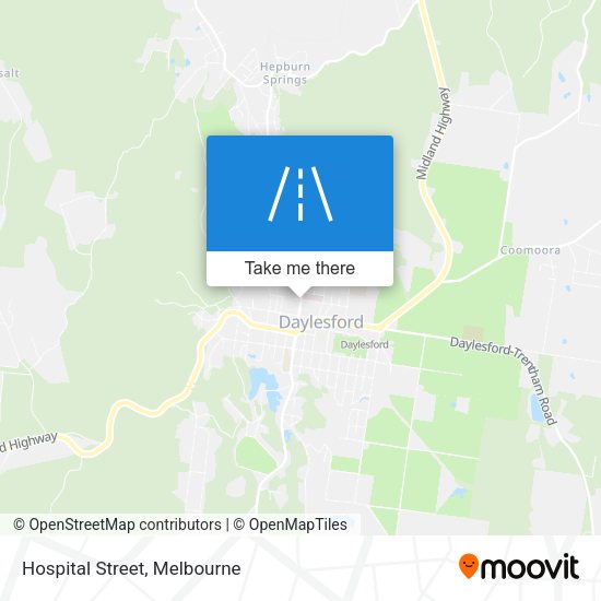 Hospital Street map