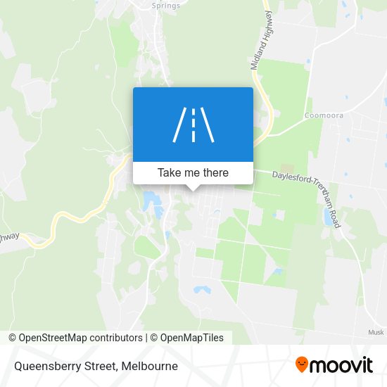 Queensberry Street map