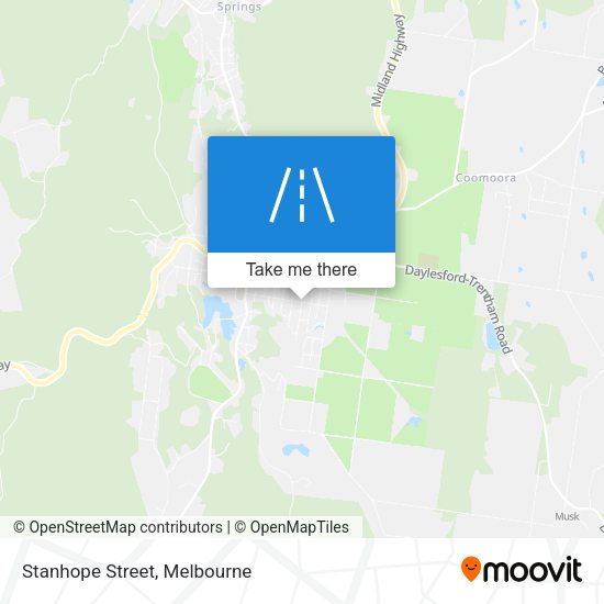 Stanhope Street map