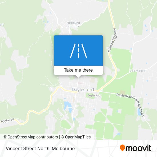 Vincent Street North map