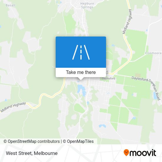 West Street map