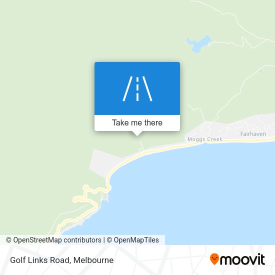 Golf Links Road map