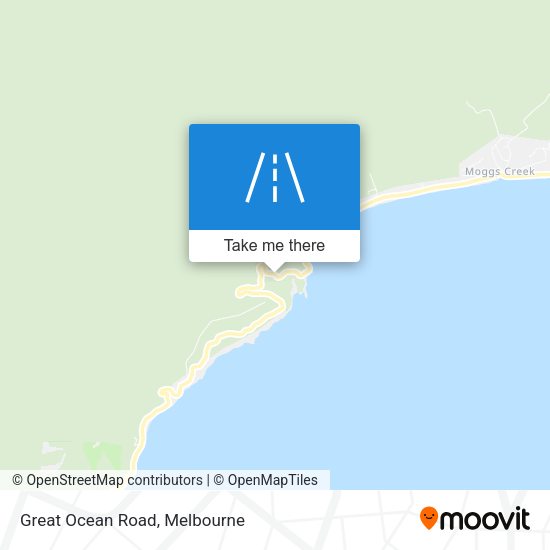 Great Ocean Road map
